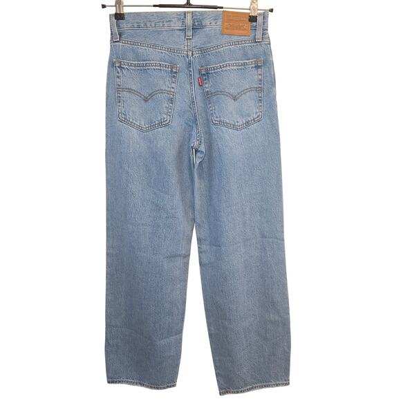 Levi's Baggy Dad Distressed Jeans Size 25- Preloved - Picture 6 of 10